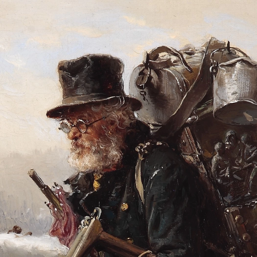 Il venditore ambulante - dettaglio